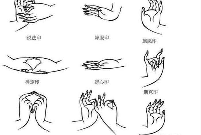 佛教手印大全视频教学版，佛教手印各种手势