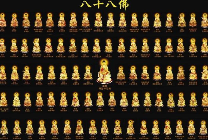 佛教有多少菩萨（佛祖排名一览表）