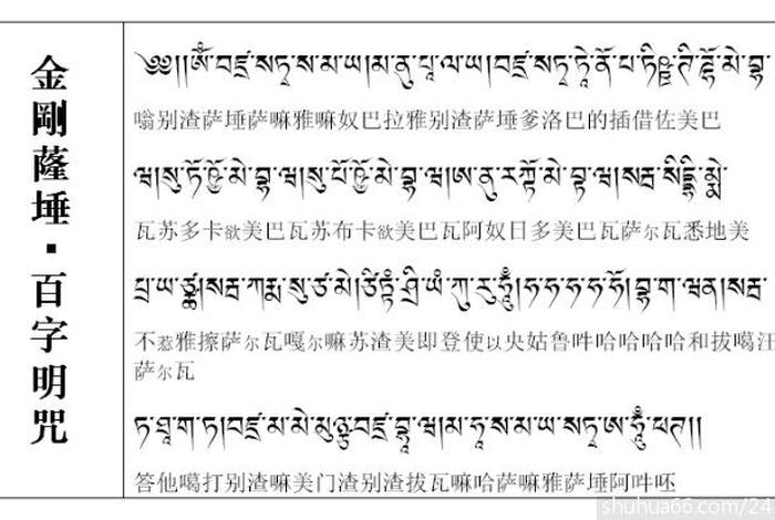 佛教百字明咒全文（佛教百字明咒汉字读诵）