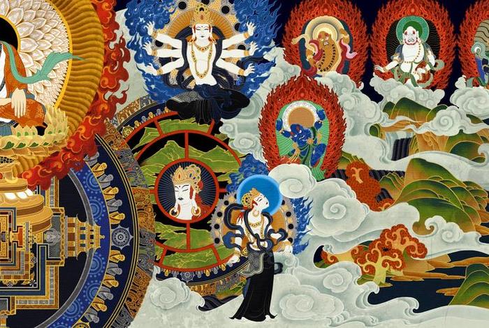 有关佛教知识的画卷有哪些（有关佛教的故事画卷）