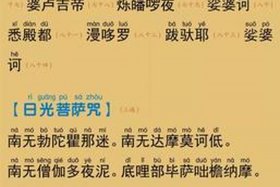 佛教大悲咒经文；佛经 大悲咒