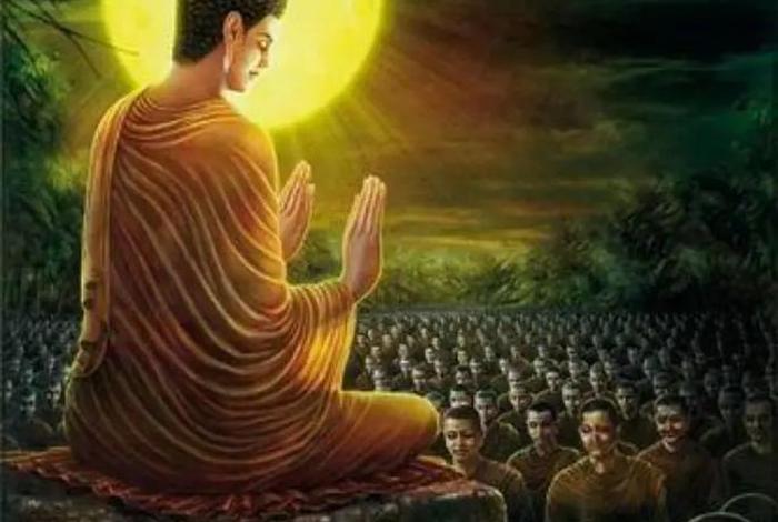 释迦摩尼佛讲解；释迦摩尼佛讲法图