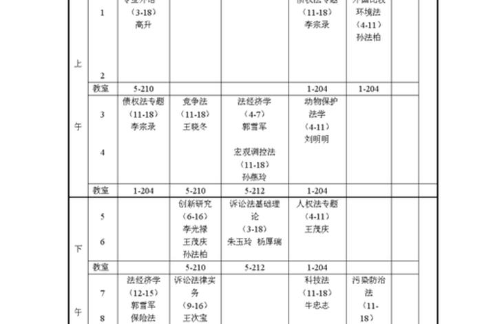 佛学院的课程安排、佛学院课表