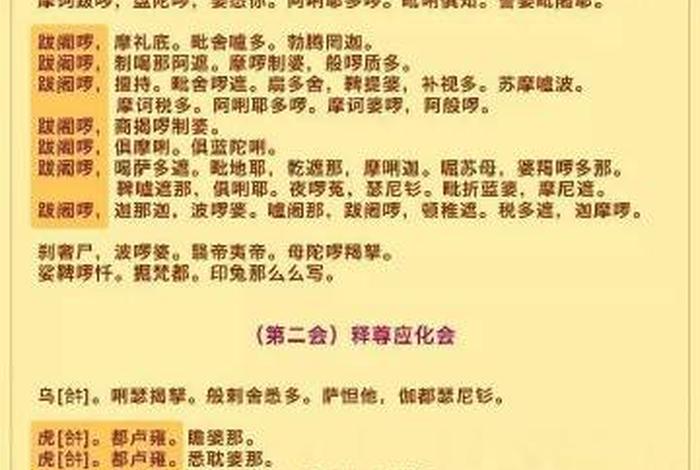 佛教各种咒语的用途（佛教各种咒的功效）