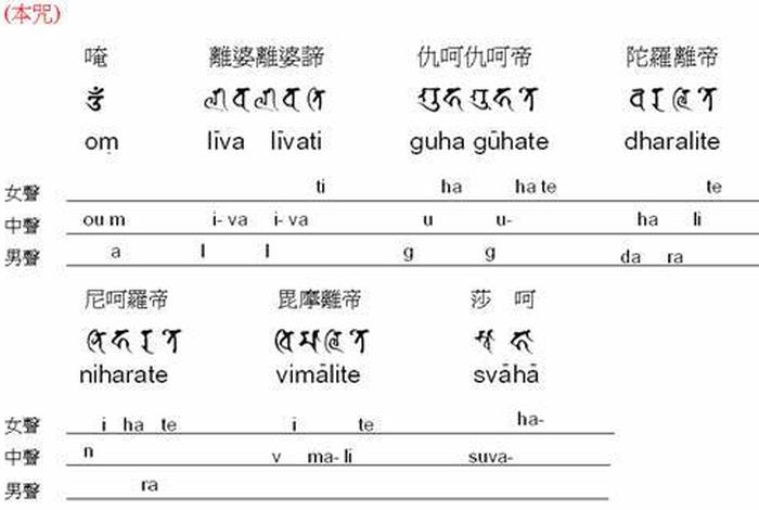 藏文佛学入门基础知识 藏文佛教咒语