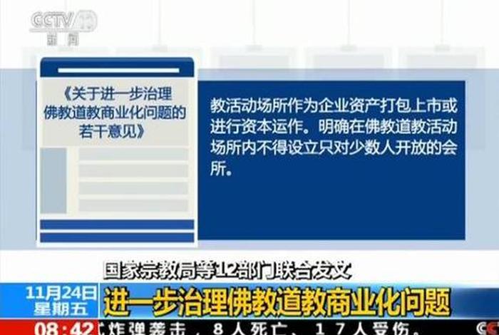 关于治理佛道教商业化问题的意见，什么是佛教道教商业化问题