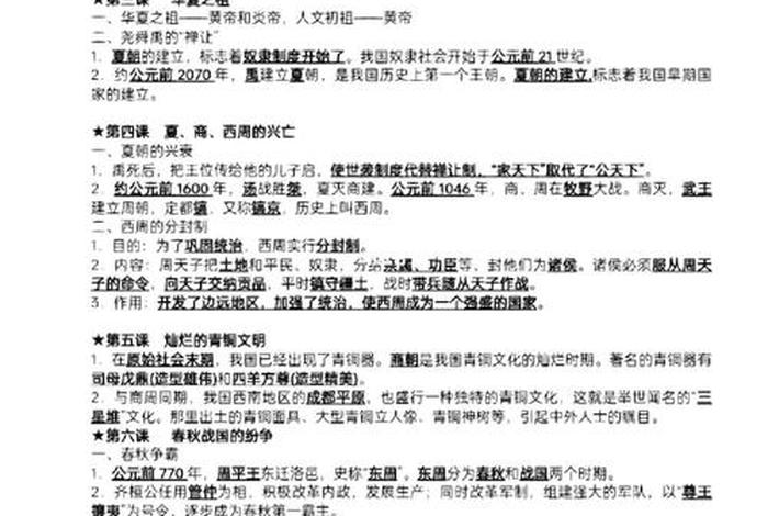 历史初中知识重点讲解视频，历史初中知识重点讲解视频大全