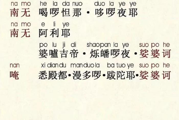 佛教大悲咒的解释 佛教大悲咒读诵大悲咒