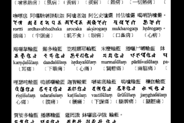 藏文佛教知识点总结大全图、藏文佛文