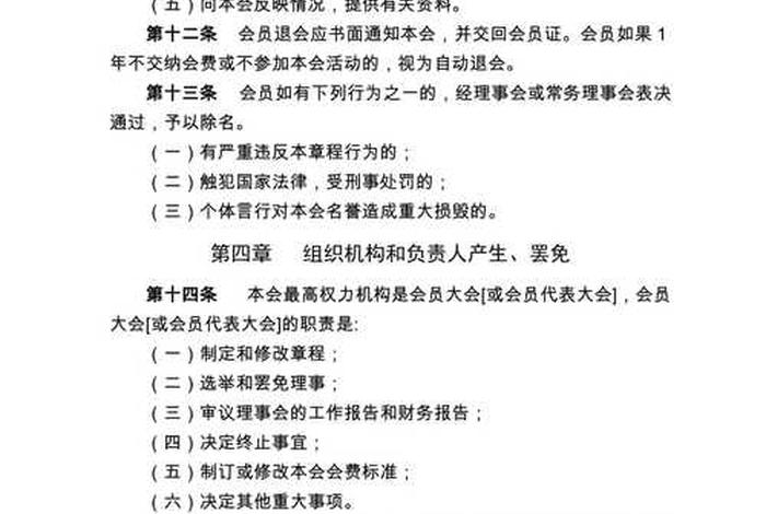 佛教社团，佛教社团章程的正规版