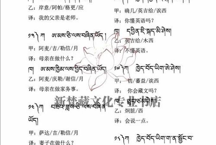 藏文基础知识点图片、藏语文基础知识