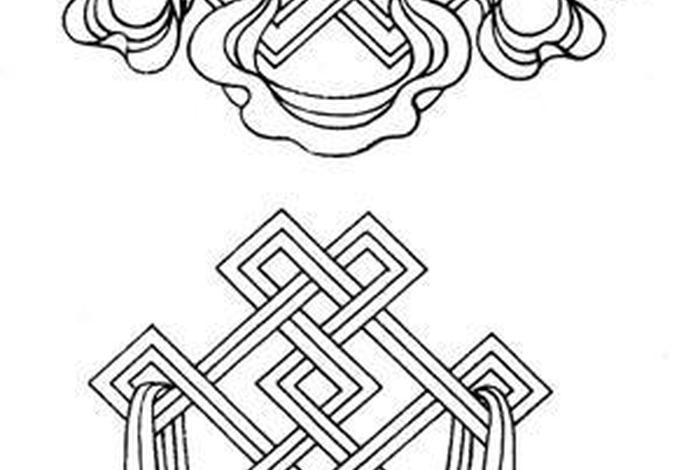 佛教图案大全图片 符号（佛教图案简笔画）