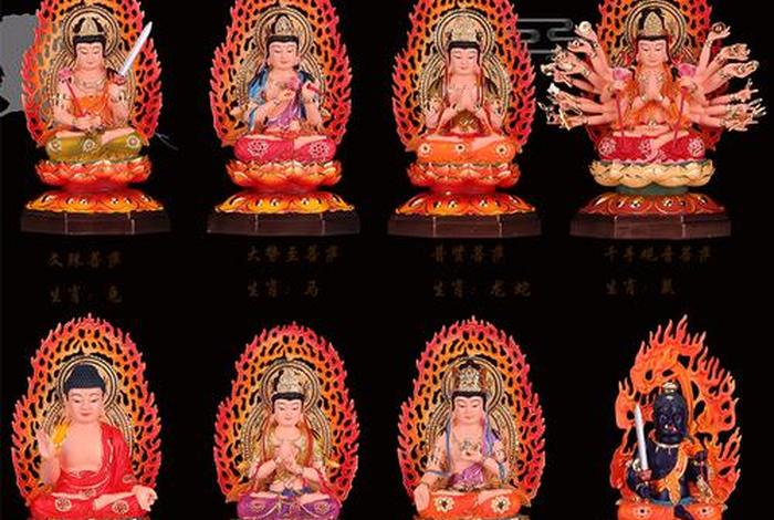 佛学知识佛门中的八大菩萨，八大菩萨佛像