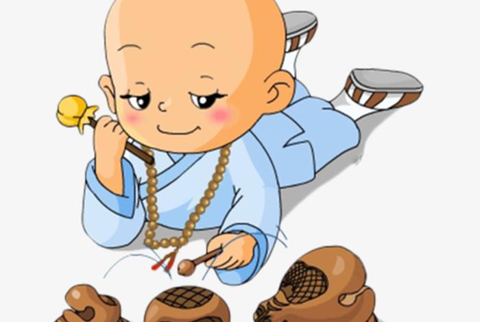 僧人敲木鱼图片（和尚敲木鱼的由来）