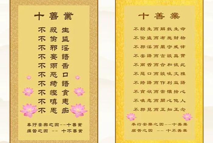 什么叫十善（十善是哪十善意思）