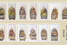 佛教历代祖师画像；佛教祖师排列