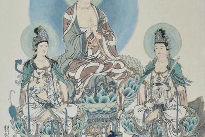 佛教华严三圣；佛教华严三圣图片高清