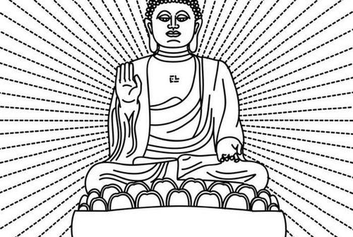 极简佛教造像、佛教造像画法