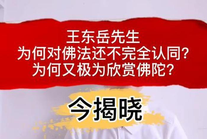 王东岳讲佛教1 王东岳讲佛教文化