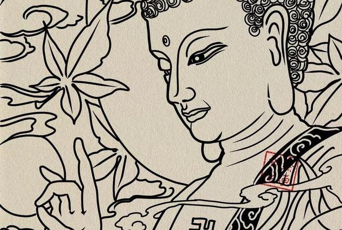 佛教人物绘画教程、佛教人物画法