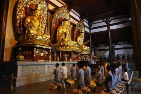 佛教大雄宝殿禅定 佛教寺庙大雄宝殿