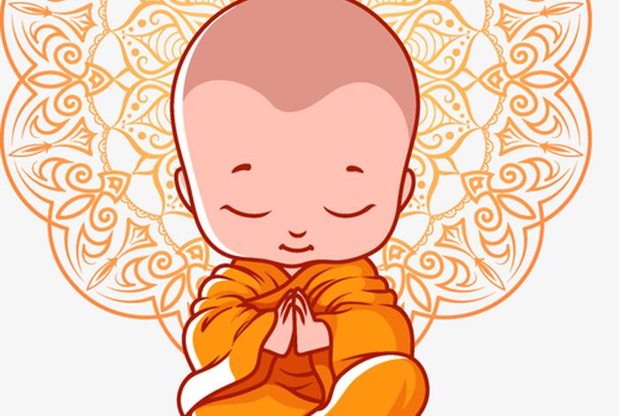 佛教小和尚图片（佛教小和尚图片素材）