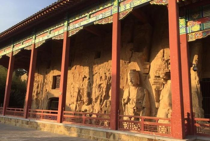 中国佛教五大石窟图片、中国佛教石窟寺分布图