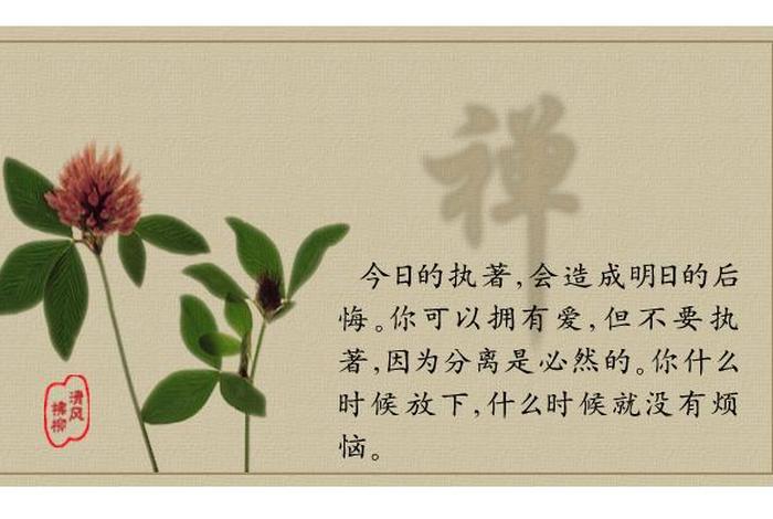 佛学清净心，佛家讲清净心