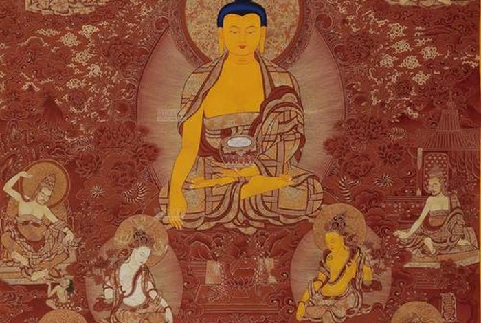 佛教画卷；佛陀画卷