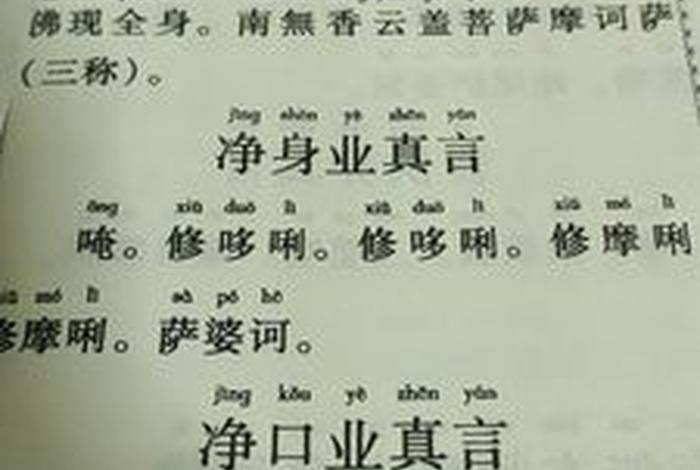 清净口业咒 - 清口业真言