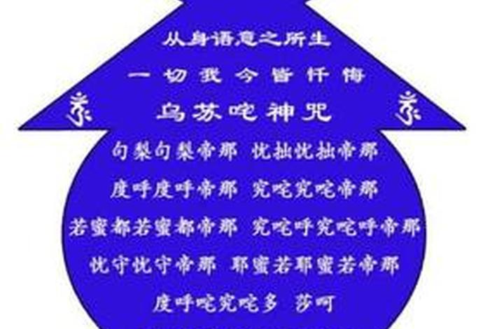 佛教口诀大全简单（佛教咒语口诀）