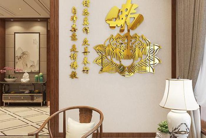 佛教文化墙（佛教墙绘图片大全高清）