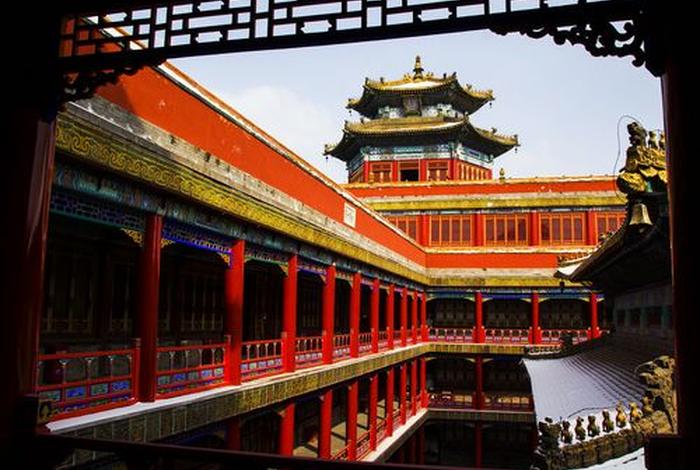 寺庙古建筑佛教文化 佛教寺庙建筑的特点
