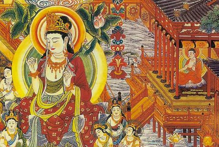 西方极乐世界有什么佛和菩萨、西方极乐世界佛像