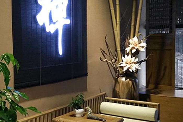 佛教茶楼装修效果图大全，佛教茶道禅意的唯美意境图片