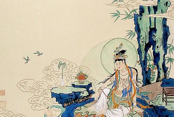 佛教美术作品欣赏；佛教绘画作品欣赏