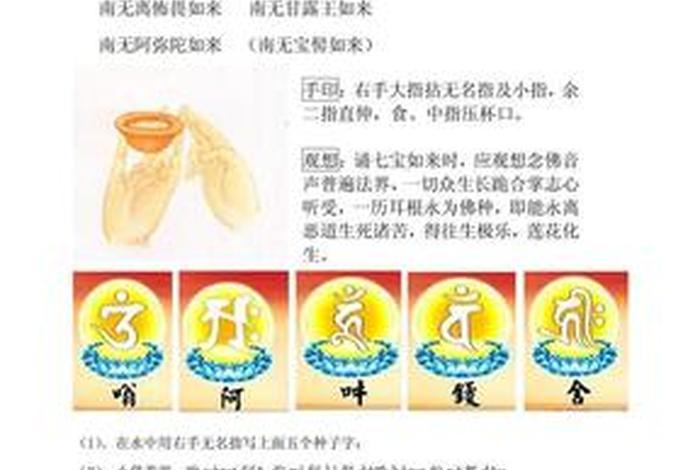佛教施食咒语；施食咒语和仪轨