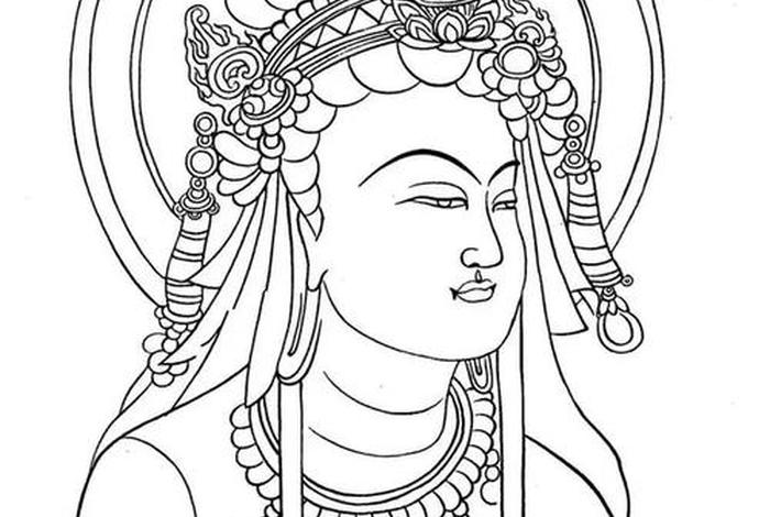 佛像绘画入门基础步骤（佛像绘画简笔画图片）