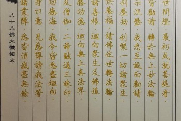 忏悔佛教怎么读（佛教的忏悔文怎么念）