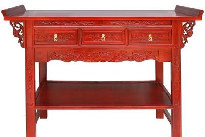 寺庙佛殿 寺庙佛殿的供桌布置图片高清