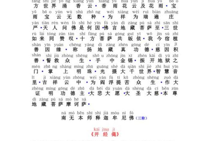 佛学入门地藏经（地藏经学佛基础）
