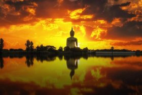 佛教风景高清图片大全 - 佛教风景画