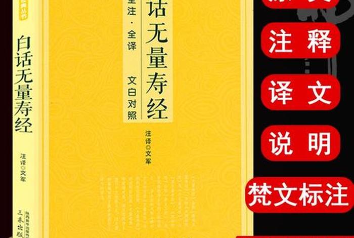 无量寿经注解及译文书籍 无量寿经注解大全