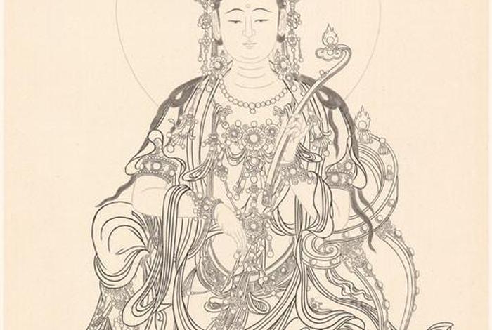 佛教绘画白描作品（佛教绘画白描作品大全）