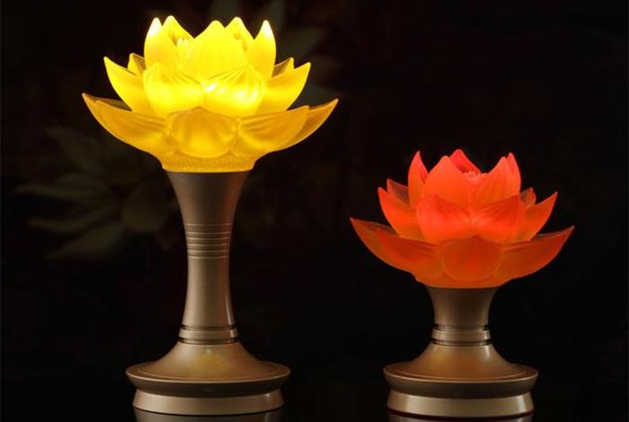 佛教莲花灯坏了怎么处理；佛用莲花灯