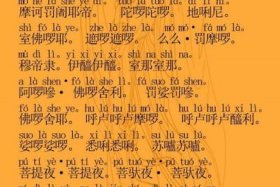 佛祖保佑的咒语；各类佛祖保佑什么