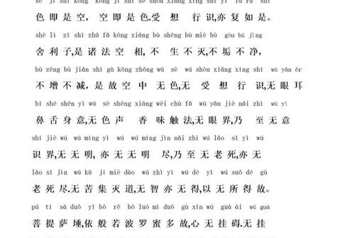 佛教心经念诵视频大全 请播放佛教心经全文解释