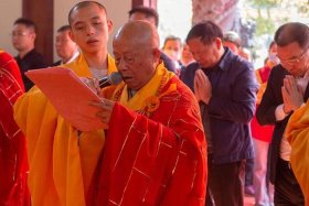 佛教大殿开光仪式；佛殿开光法会致辞