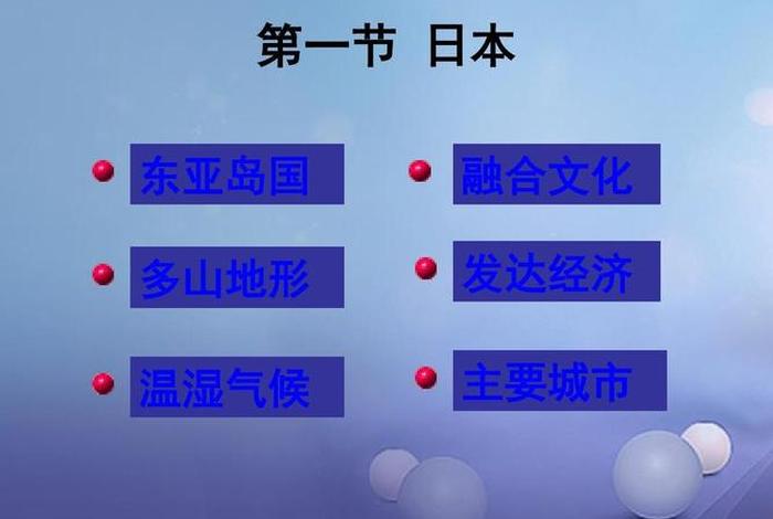 日本学习知识（日本相关知识）