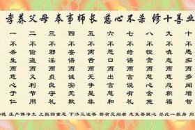 十善道是什么意思；十善包括哪些